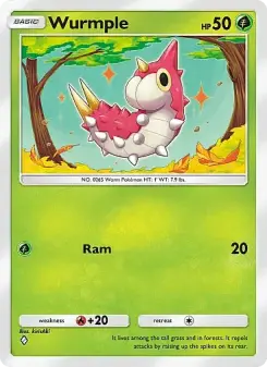 Pokémon-Karte Wurmple 003/226