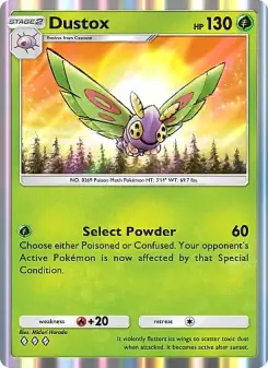 Pokémon-Karte Dustox 007/226