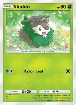 Pokémon-Karte Skiddo 021/226