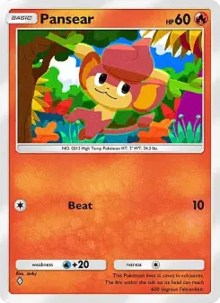 Pokémon-Karte Pansear 037/226