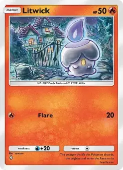 Pokémon-Karte Litwick 041/226