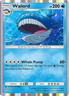 Pokémon-Karte Wailord 057/226