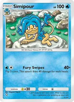 Pokémon-Karte Simipour 062/226
