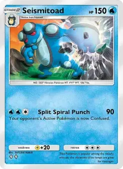 Pokémon-Karte Seismitoad 065/226