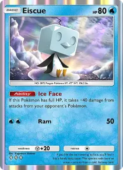 Pokémon-Karte Eiscue 080/226