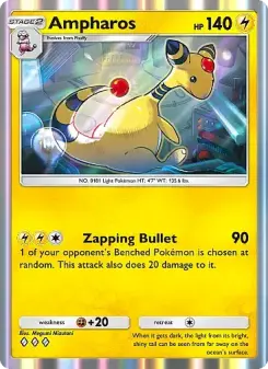 Pokémon-Karte Ampharos 084/226