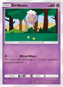 Pokémon-Karte Drifloon 107/226
