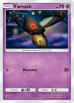 Pokémon-Karte Yamask 110/226
