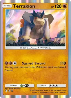 Pokémon-Karte Terrakion 137/226