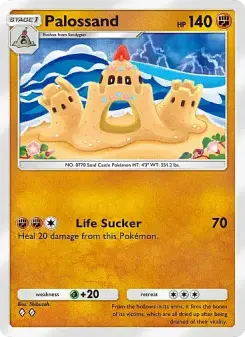 Pokémon-Karte Palossand 144/226