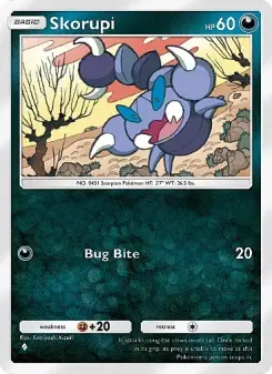 Pokémon-Karte Skorupi 152/226
