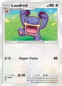 Pokémon-Karte Loudred 191/226