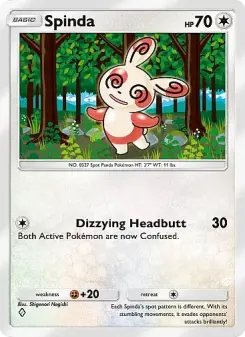 Pokémon-Karte Spinda 195/226