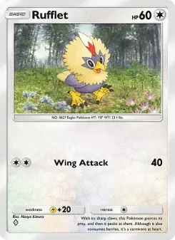Pokémon-Karte Rufflet 204/226