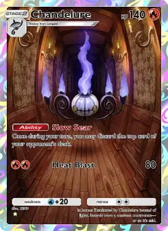 Pokémon-Karte Chandelure 231/226