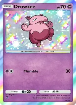 Pokémon-Karte Drowzee 305/226