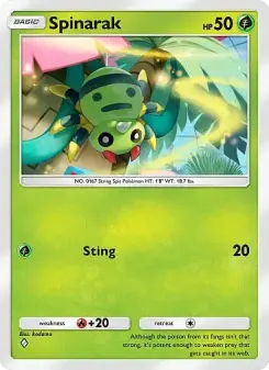 Pokémon-Karte Spinarak 005/069