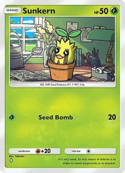 Pokémon-Karte Sunkern 007/069