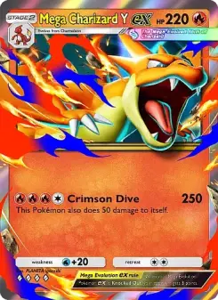 Pokémon-Karte Mega Charizard Y ex 014/069