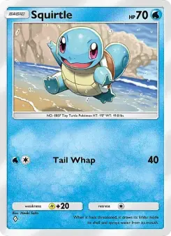 Pokémon-Karte Squirtle 017/069