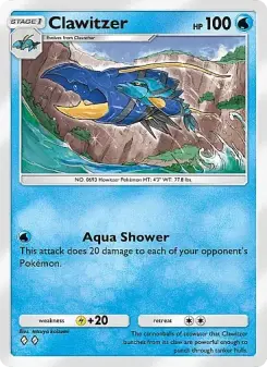 Pokémon-Karte Clawitzer 023/069