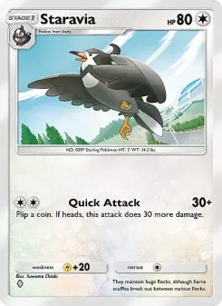 Pokémon-Karte Staravia 060/069