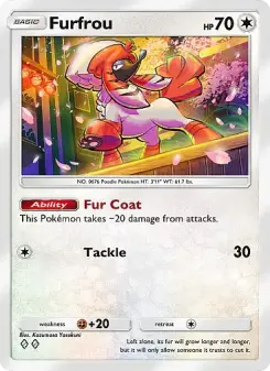 Pokémon-Karte Furfrou 065/069