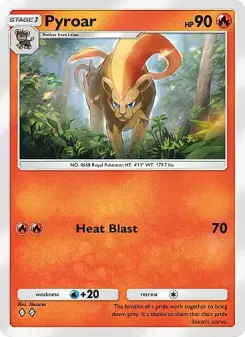 Pokémon-Karte Pyroar 021/155