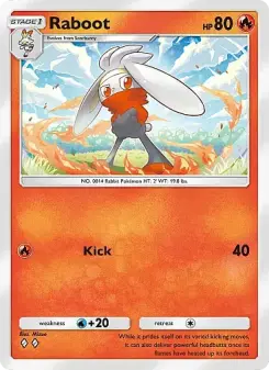 Pokémon-Karte Raboot 025/155