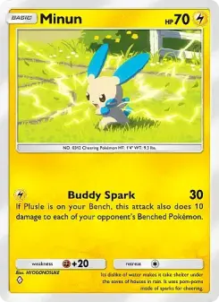 Pokémon-Karte Minun 053/155