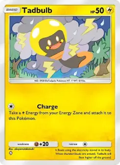 Pokémon-Karte Tadbulb 056/155
