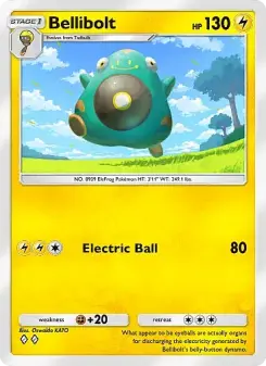 Pokémon-Karte Bellibolt 057/155
