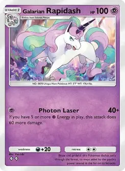 Pokémon-Karte Galarian Rapidash 059/155