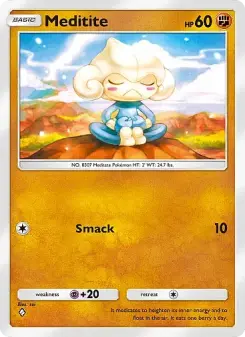 Pokémon-Karte Meditite 083/155