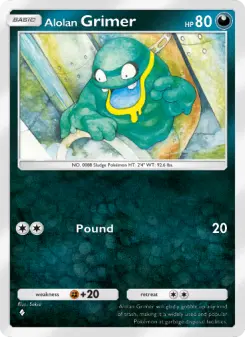 Pokémon-Karte Alolan Grimer 096/155