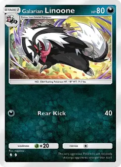 Pokémon-Karte Galarian Linoone 099/155
