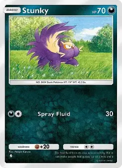Pokémon-Karte Stunky 101/155