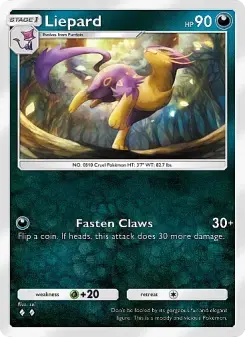 Pokémon-Karte Liepard 105/155
