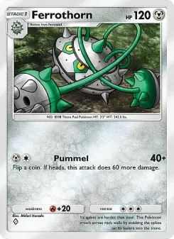 Pokémon-Karte Ferrothorn 116/155