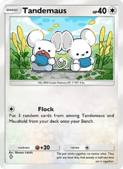 Pokémon-Karte Tandemaus 142/155