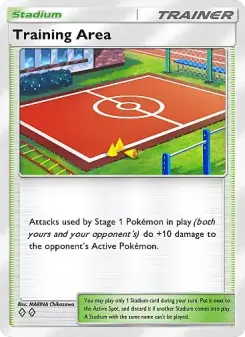 Pokémon-Karte Training Area 153/155