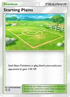 Pokémon-Karte Starting Plains 154/155