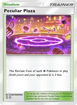 Pokémon-Karte Peculiar Plaza 155/155