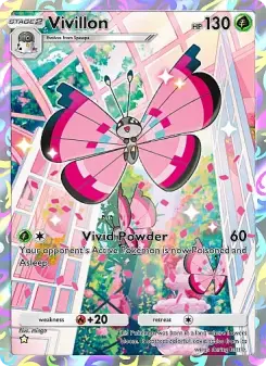 Pokémon-Karte Vivillon 158/155
