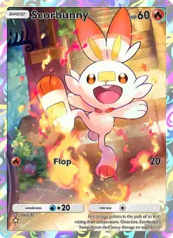 Pokémon-Karte Scorbunny 162/155