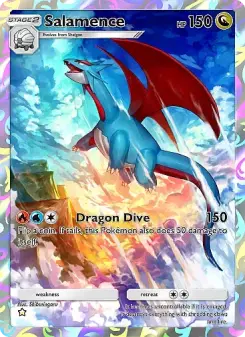 Pokémon-Karte Salamence 178/155