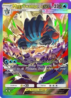 Pokémon-Karte Mega Swampert ex 197/155