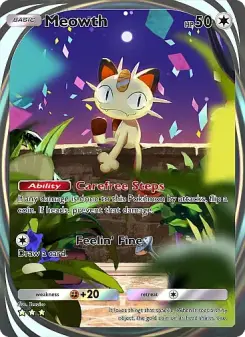 Pokémon-Karte Meowth 204/155