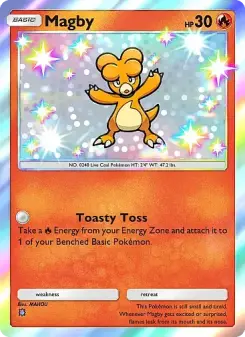 Pokémon-Karte Magby 206/155