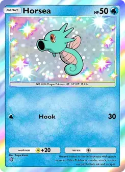 Pokémon-Karte Horsea 208/155